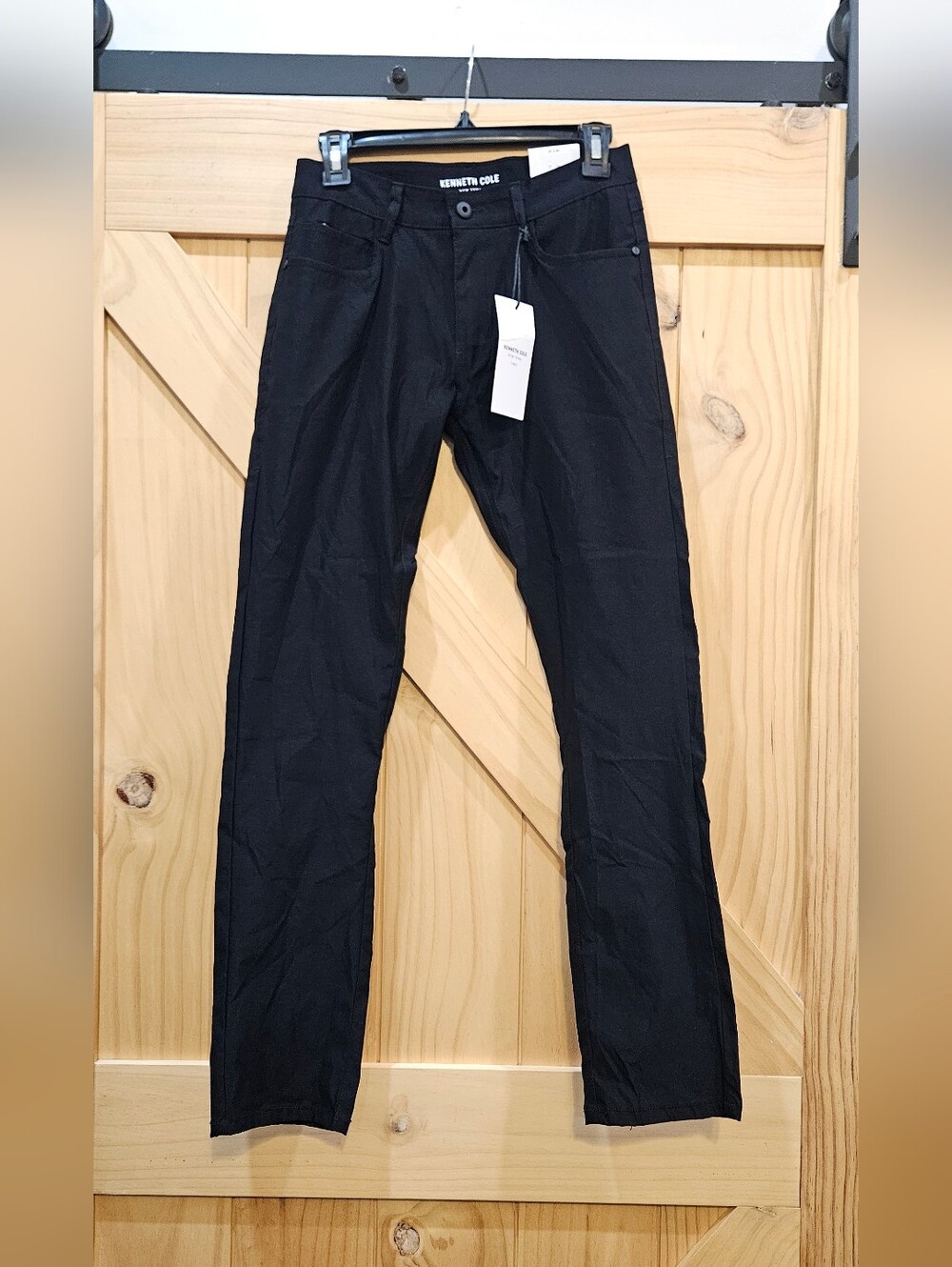 NWT | Kenneth Cole Black Flex Stretch Tech Pant | Size 28×30
